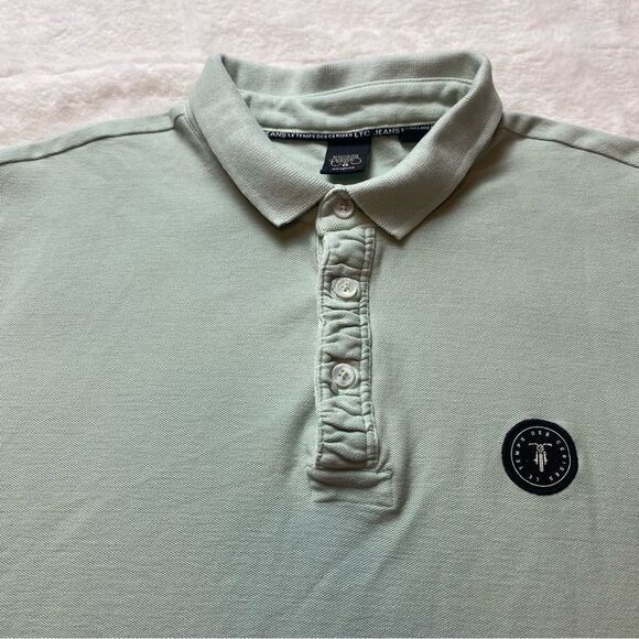 Le Temps Des Cerises Light Green Dylan Polo Shirt Size Large - Picture 7 of 12